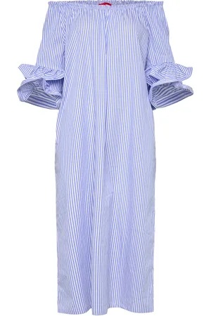 Crās Itacras Dress Knælang Kjole Blue