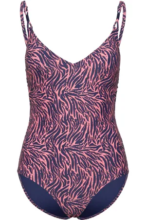 Femilet Tidra Bikini Wirefree Plunge T-Shirt Swimsuit Badedragt Badetøj Pink