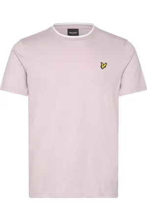 Lyle & Scott Tipped T-Shirt Tops T-Kortærmet Skjorte Pink