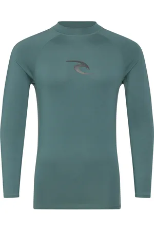Rip Curl Waves Upf Perf L/S Swimwear Wetsuits Blue