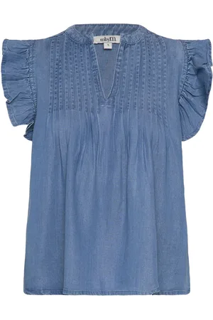 mbyM Gemala-M Tops Blouses Sleeveless Blue
