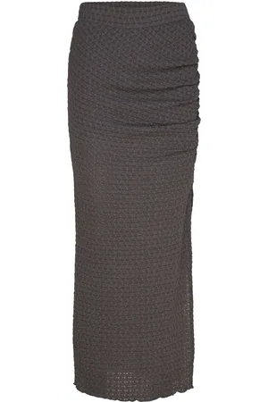 Noella Lilyann Skirt Skirts Maxi Skirts Black