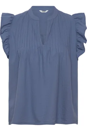 mbyM Gemala-M Tops Blouses Sleeveless Blue