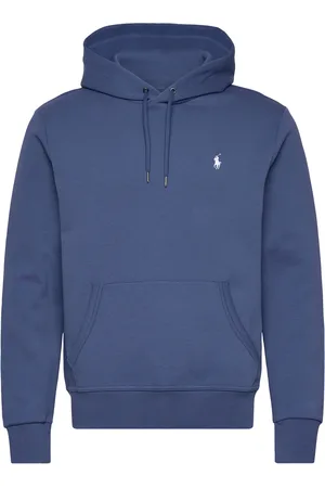 Ralph Lauren Double-Knit Hoodie Tops Sweatshirts & Hoodies Hoodies Navy