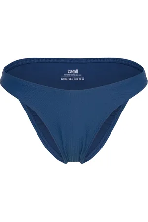 Casall Waffle High Leg Bikini Bottom Sport Sport Clothing Sport Swimwear Sport Bikinis Navy