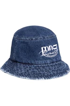 Mads Norgaard Texas Paradise Bucket Hat Accessories Headwear Bucket Hats Blue