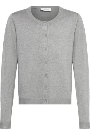 Rosemunde Rkdenise Ls Regular Cardigan Tops Knitwear Cardigans Grey