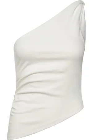 Gina Tricot Twist Top Tops T-shirts & Tops Sleeveless White