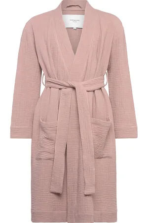 Rosemunde Rkbecky Ls Midi Robe Morgenkåbe Badekåbe Pink