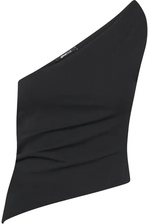 Gina Tricot Twist Top Tops T-shirts & Tops Sleeveless Black