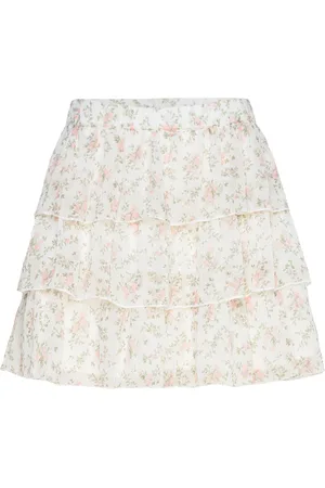 Gina Tricot Chiffon Skirt Skirts Short Skirts Multi/patterned