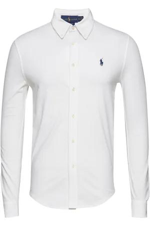Ralph Lauren Featherweight Mesh Shirt Designers Shirts Casual White