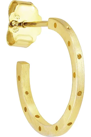 Jane Koenig Orbis Hoop Accessories Jewellery Earrings Single Earring Gold