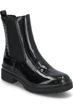 Tamaris Women Boots Shoes Boots Ankle Boots Ankle Boots Flat Heel Black