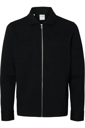 SELECTED Slhjackie Sweat Zip Jacket Noos Tynd Jakke Black