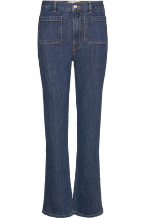 Jeanerica Aw014 Alta Designers Jeans Flares Blue