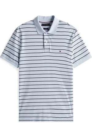 Tommy Hilfiger Liquid Cotton Reg Seasonal Polo Tops Polos Short-sleeved Blue