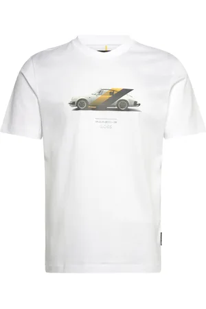 HUGO BOSS C-Thompson 71_Ps Tops T-Kortærmet Skjorte White