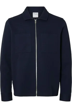 SELECTED Slhjackie Sweat Zip Jacket Noos Tynd Jakke Navy