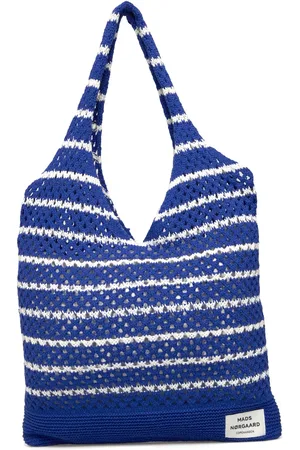 Mads Norgaard Belly Beach Net Bags Beach Bags Blue