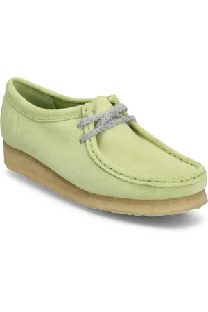 Clarks Wallabee Loafers Flade Sko Green