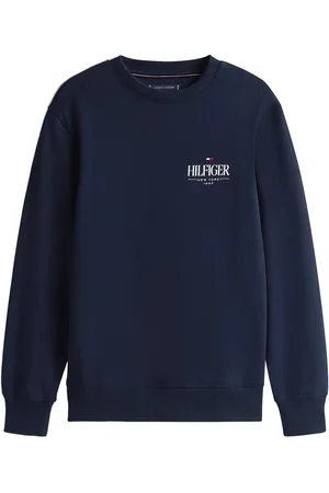 Tommy Hilfiger Hilfiger Stacked Sweatshirts Tops Sweatshirts & Hoodies Sweatshirts Navy