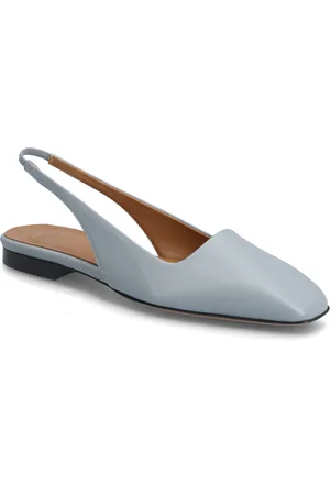 ATP Atelier Plesio Temporale Nappa Shoes Slingbacks Flat Slingbacks Blue