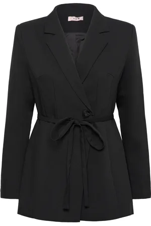 A-View Kelly Blazer Blazers Belted Blazers Black