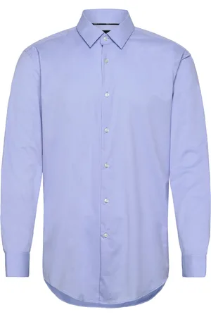 HUGO BOSS P-Hank-S-Kent-C1-222 Designers Shirts Business Shirts Blue