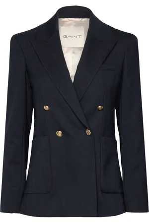 GANT Slim Club Blazer Blazers Double Breasted Blazers Navy