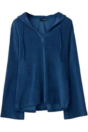 Lexington Organic Cotton Terry Surfer Hood Tops Sweatshirts & Hoodies Hoodies Navy