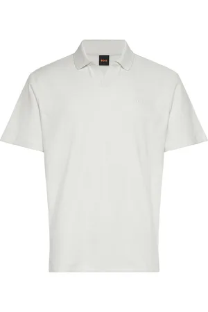 HUGO BOSS Pe_Doubletowel Tops Polos Short-sleeved White