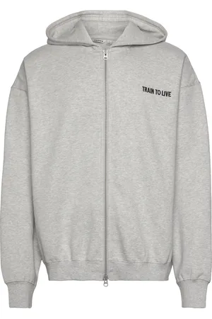 Björn Borg Borg Over D Zip Hoodie Sport Men Sport Clothing Sport Sweatshirts & Hoodies Sport Hoodies Grey