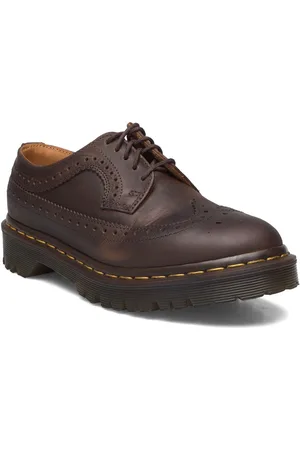 Dr. Martens 3989 Brown Rugged Crazy Horse Shoes Business Brogues Brown