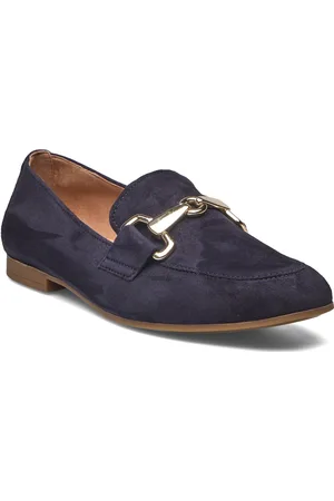 Gabor Loafer Loafers Flade Sko Navy