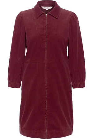 Part Two Eyvorpw Dr Knælang Kjole Burgundy