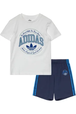 adidas Short Tee Set Sport Sets With Short-sleeved T-shirt White