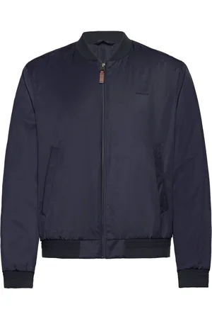GANT Lightweight Bomber Jacket Bomberjakke Jakke Blue
