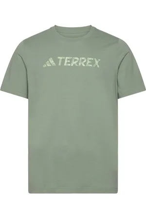 adidas Terrex Classic Logo T-Shirt Sport T-Kortærmet Skjorte Green