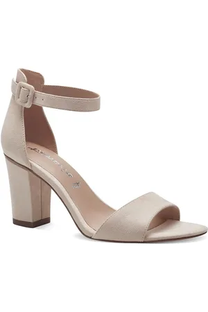 Tamaris Women Sandals Sandal Med Hæl Cream