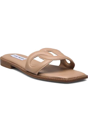 Steve Madden Stash Sandal Flade Sandaler Beige