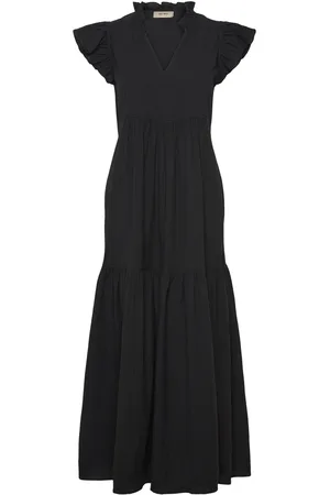 Mos Mosh Mmwaldy Izha Dress Maxikjole Festkjole Black