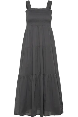 Lollys Laundry Nudall Maxi Dress Sl Maxikjole Festkjole Black