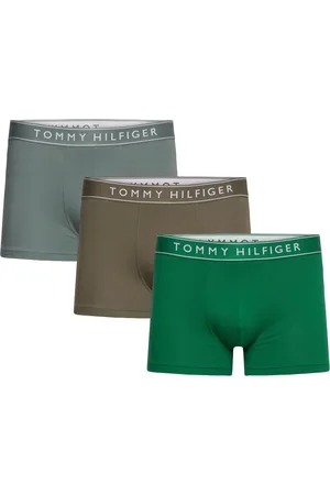 Tommy Hilfiger 3P Trunk Dtm Boxershorts Khaki Green