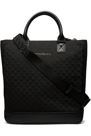 Emporio Armani Shopping Bag Designers Shoppers Black