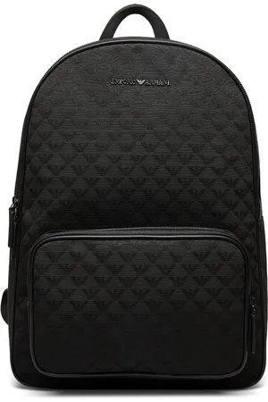 Emporio Armani Backpack Designers Backpacks Black