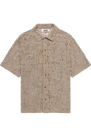 Woodbird Wbbanks Flow Shirt Tops Shirts Short-sleeved Shirts Brown