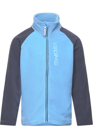 Viking Playtime Fleece Jacket Warm Sport Fleece Outerwear Fleece Jackets Blue