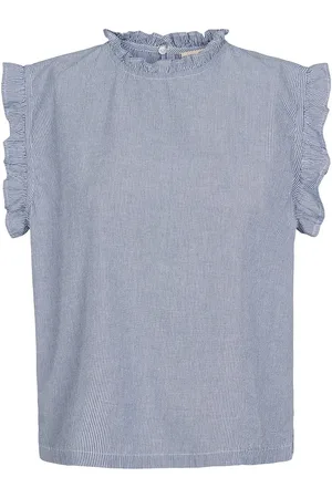 Marmar Copenhagen Tirra W Tops T-shirts & Tops Sleeveless Blue