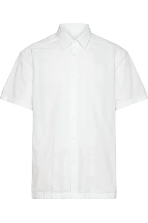 HUGO BOSS C-Cory-Sh-252 Designers Shirts Short-sleeved Shirts White
